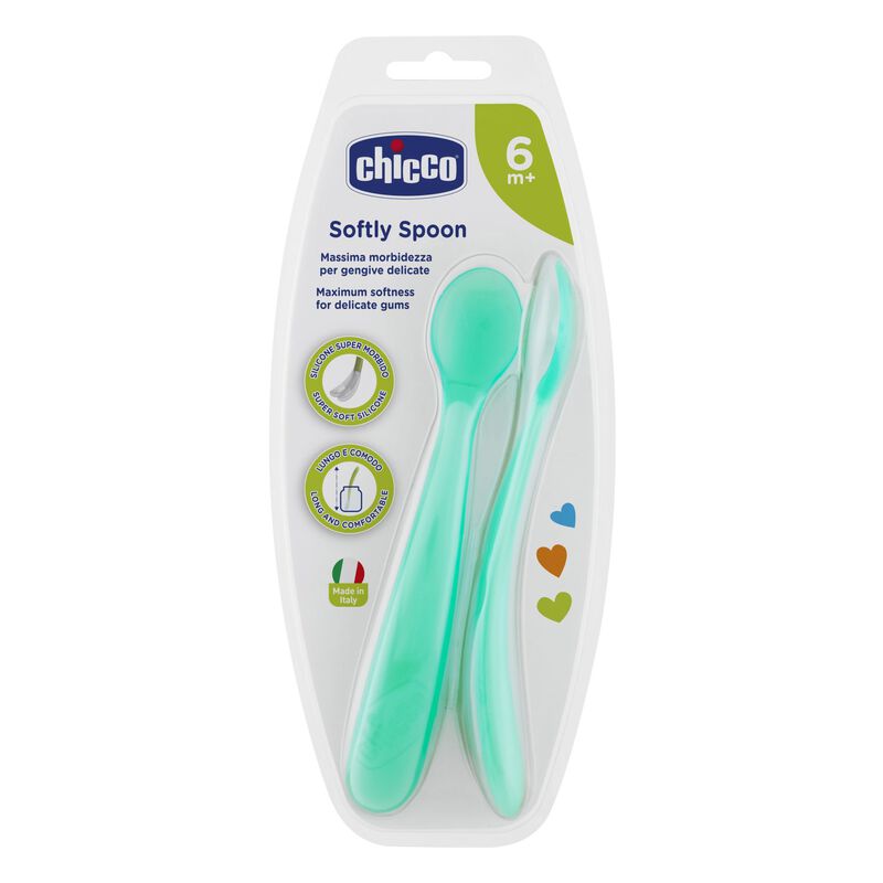 Soft Silicone Spoon Bi-pack 6m+ image number null
